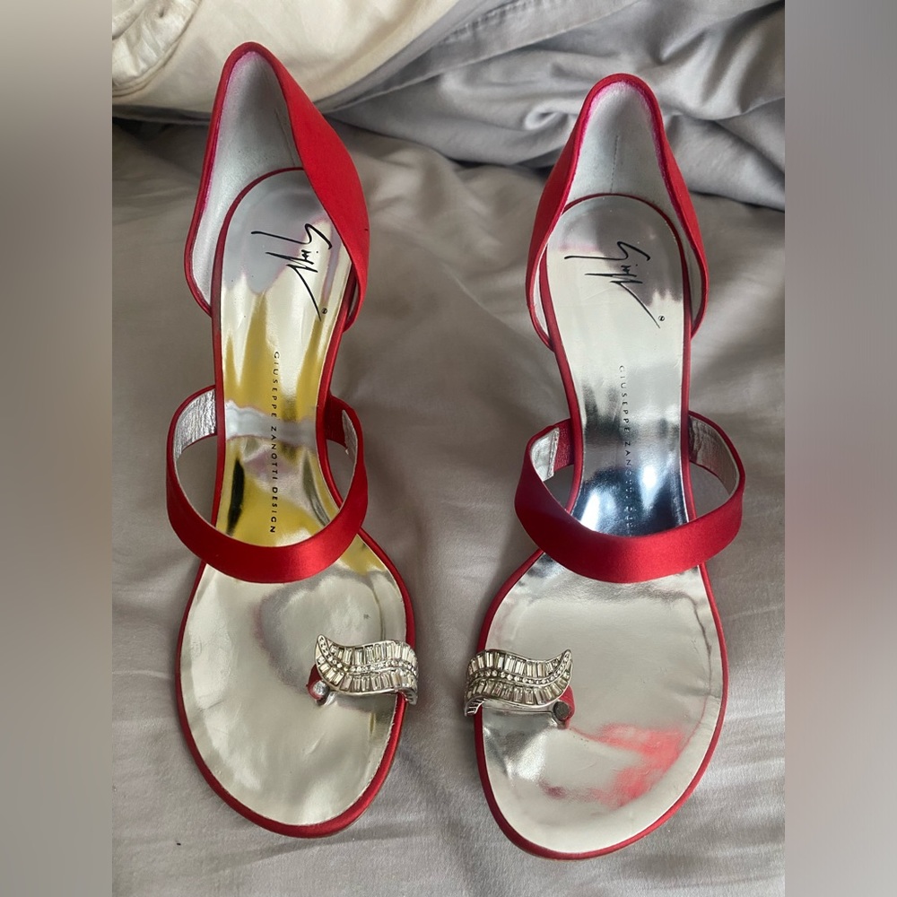 Giuseppe Zanotti Satin Sandals Heel